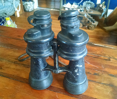 Binoculars, Zeis WWII German Horst Wessel USCG Cutter Eagle - Annapolis Maritime Antiques