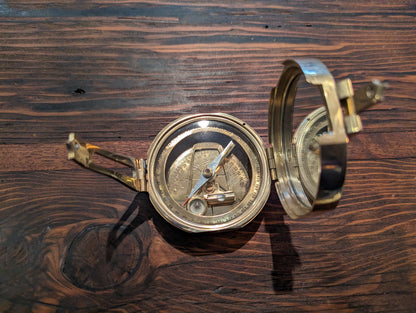 Pocket Compass, Brunton, Brass