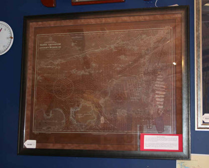 Chart, Etching, Copper, US Navy Hydrographic Service - Annapolis Maritime Antiques