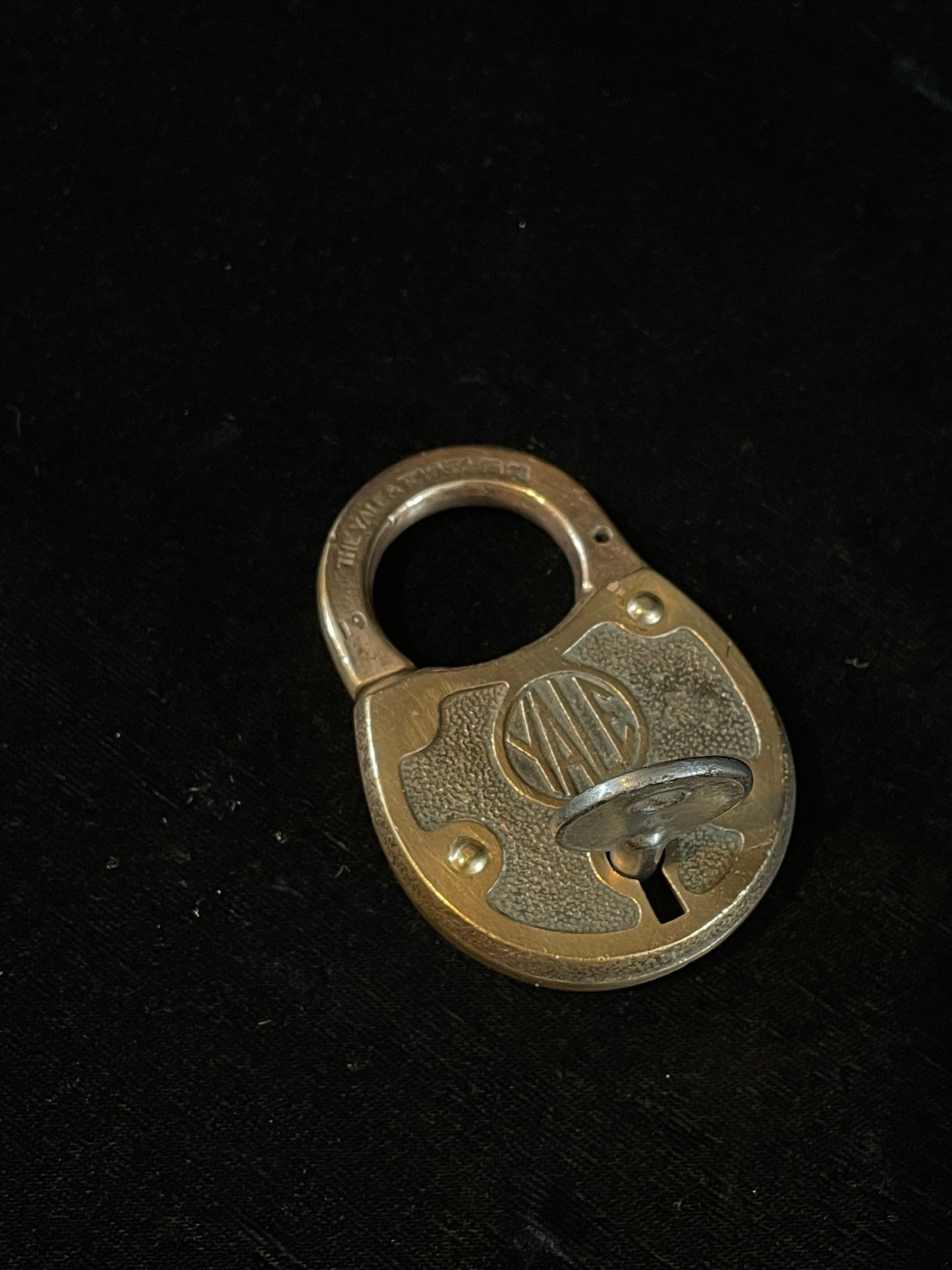 Brass Yale Lock and Key