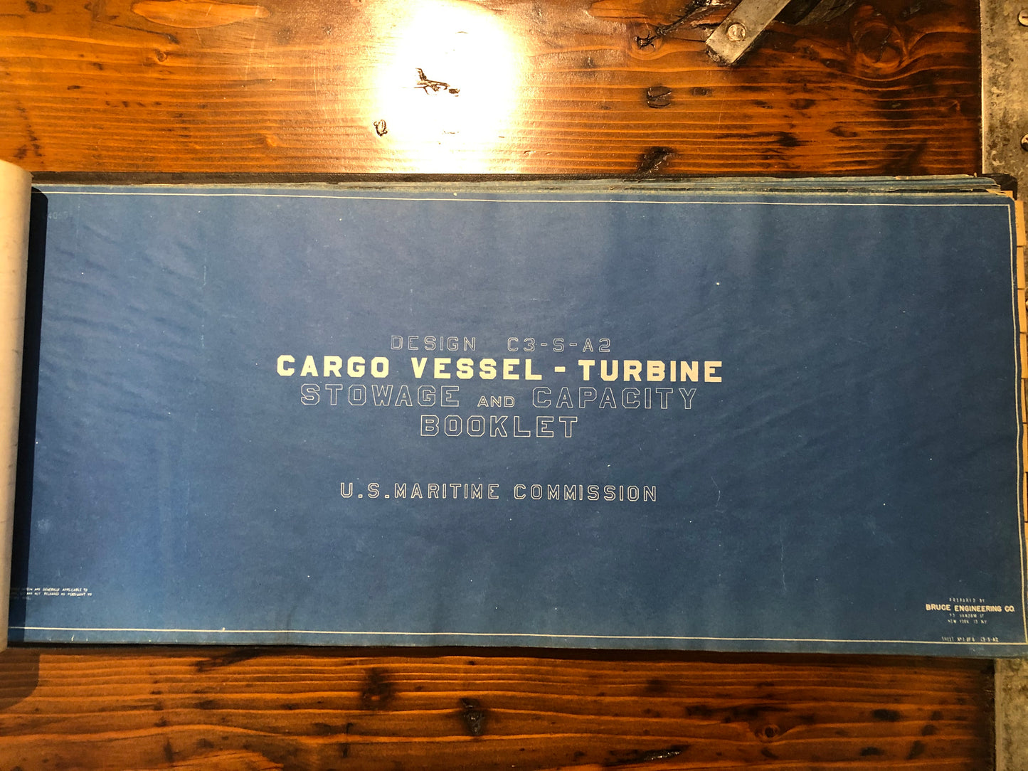 Book, Blueprints, "U.S. Maritime Commission Vessels," Bound Volume C1-A Thru VC2-S-AP3
