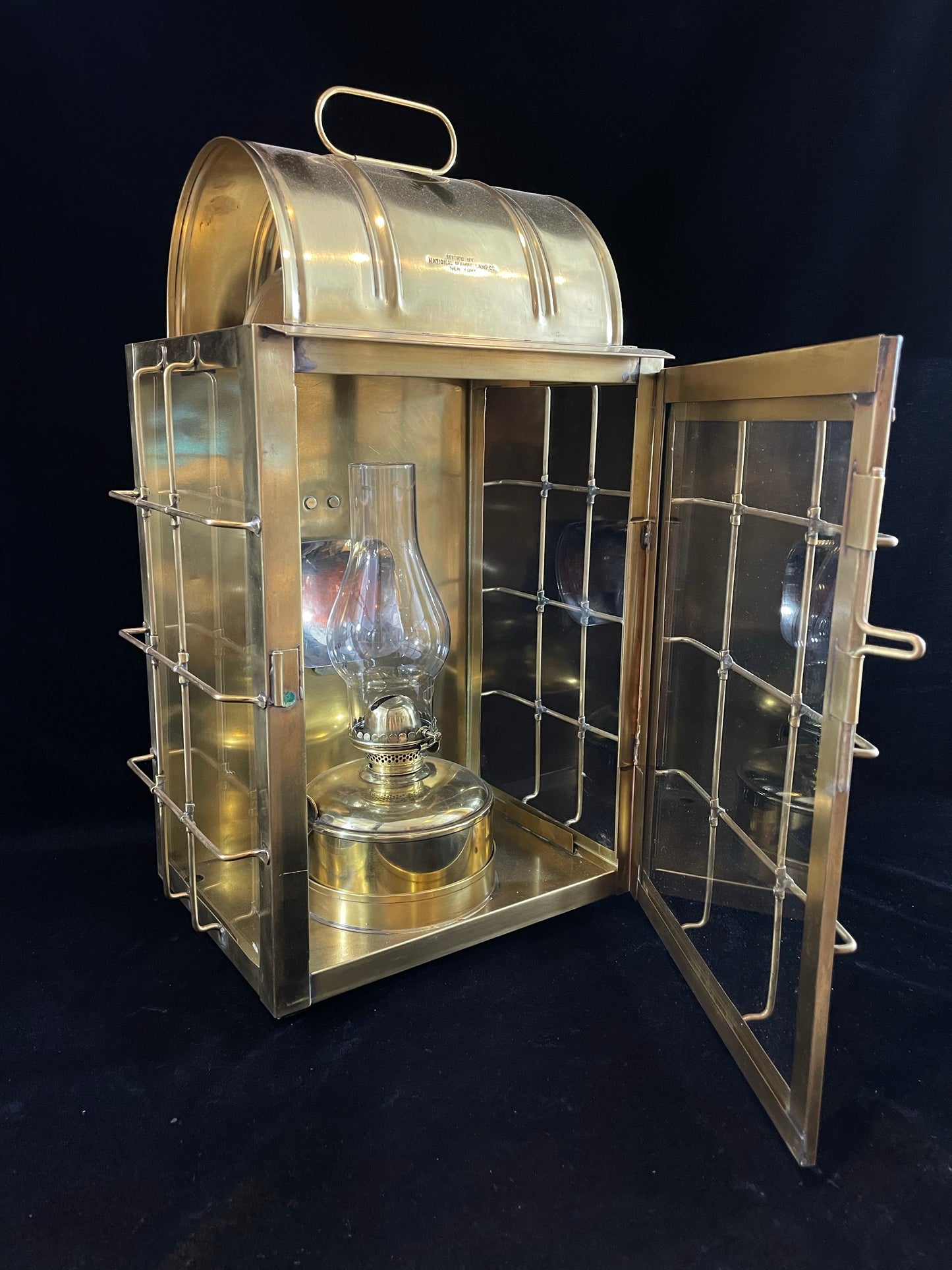 Cabin Lantern mfg'd by National Marine Lamp Company, 1912-1932