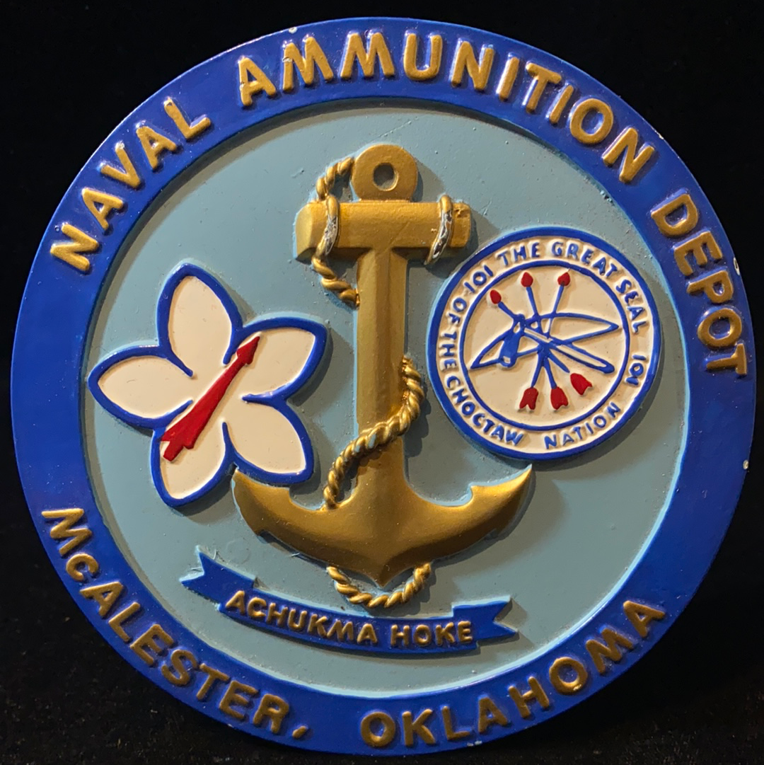 Plaque, Naval Ammunition Depot