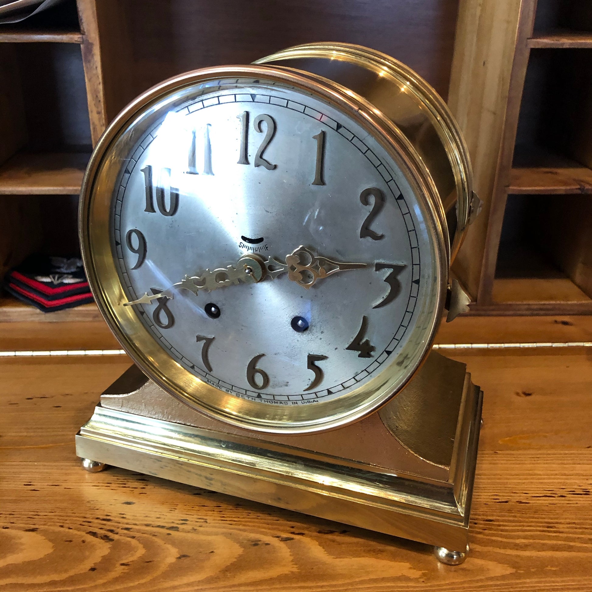Seth Thomas Ship's Bell Clock, Circa 1924 – Annapolis Maritime Antiques