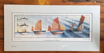 How boats are born: Tuna Boat - Prints by Jean Olivier Héron