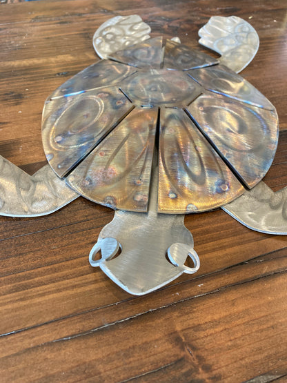 Sea Turtle, 15.5", stainless steel, hand-made