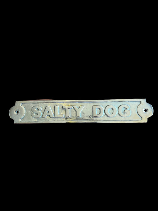 "Salty Dog" Sign