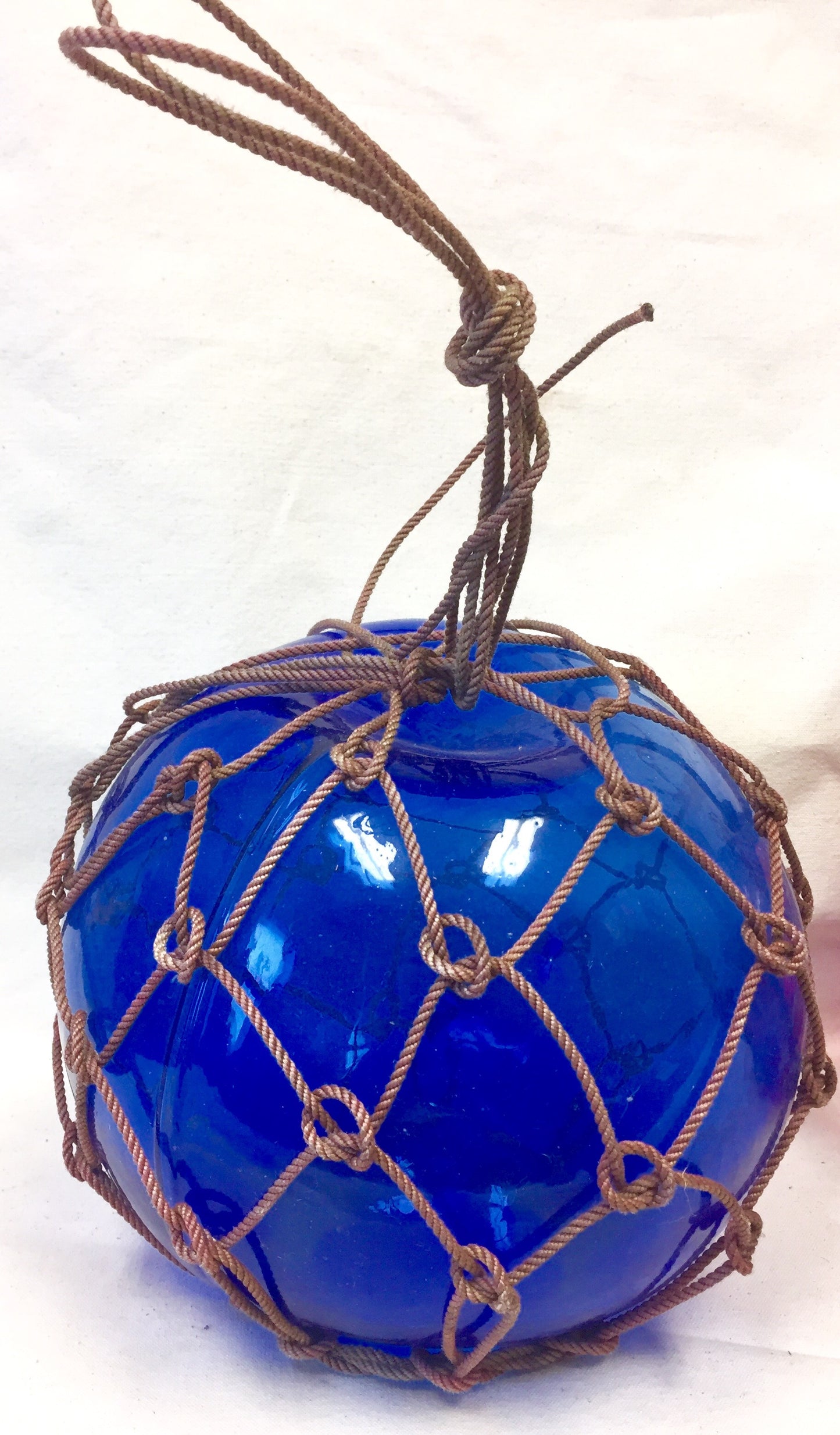 Look what I made today! A hand tied glass fishing float net! – Ruth  Bleakley's Studio