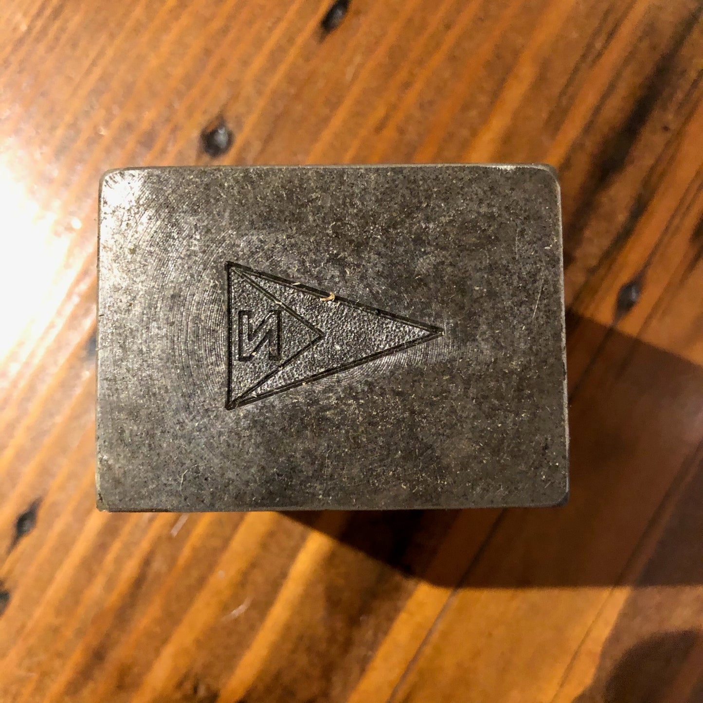 Steel Stamping Die, Newport Yacht Club Burgee - Annapolis Maritime Antiques
