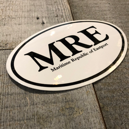 MRE Oval Bumper Sticker