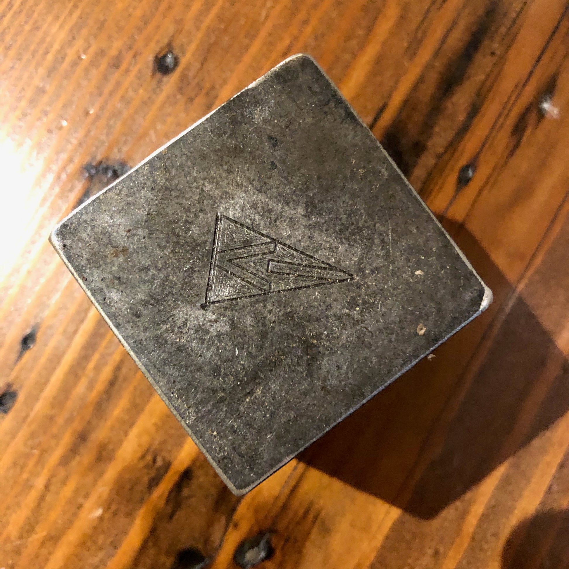 Steel Stamping Die, Corsica Yacht Club Burgee - Annapolis Maritime Antiques