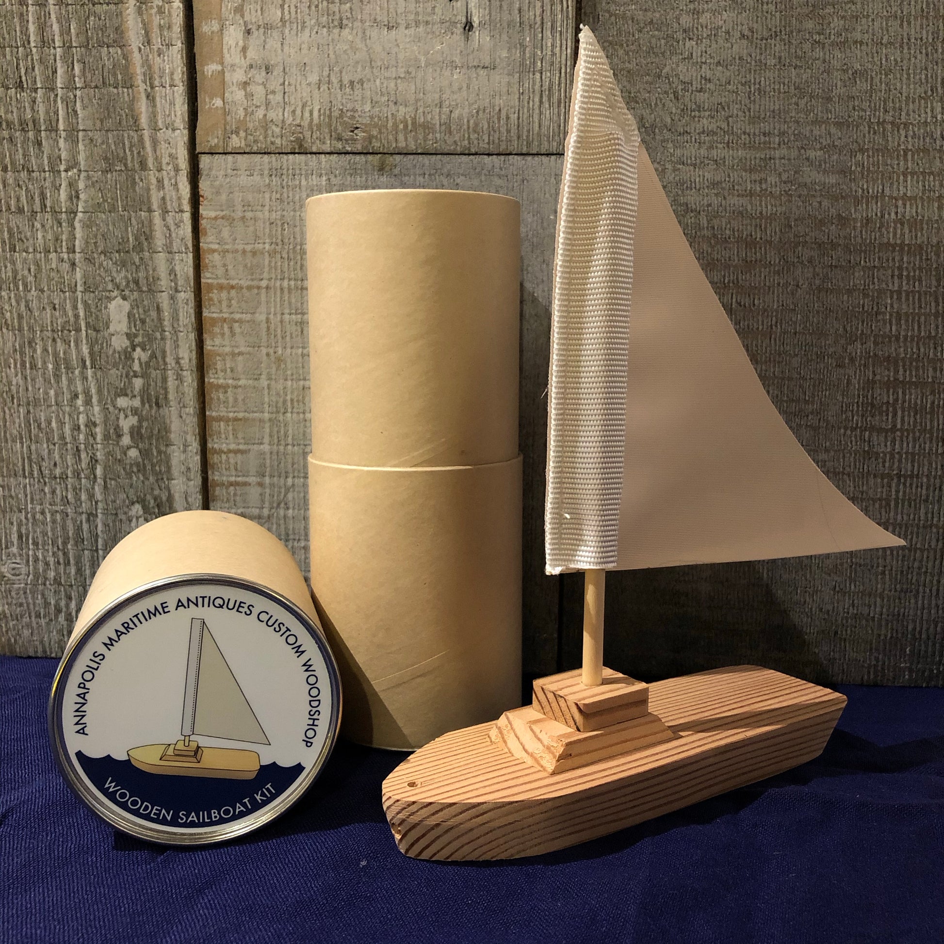 Wooden Sailboat Kit - Annapolis Maritime Antiques