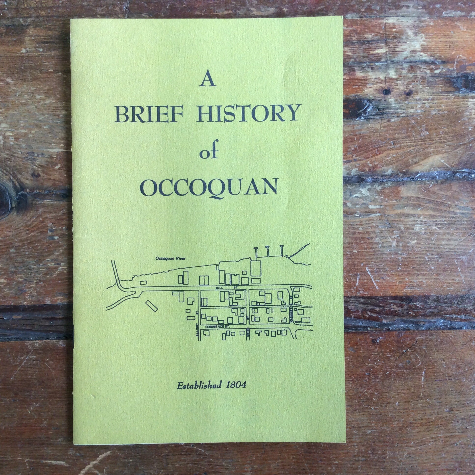 Book/Pamphlet: "A Brief History of Occoquan" - Annapolis Maritime Antiques