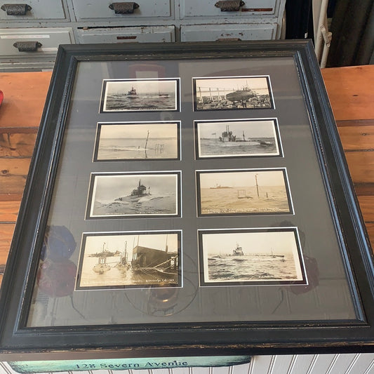 Postcards, unused, depicting submarines circa 1910