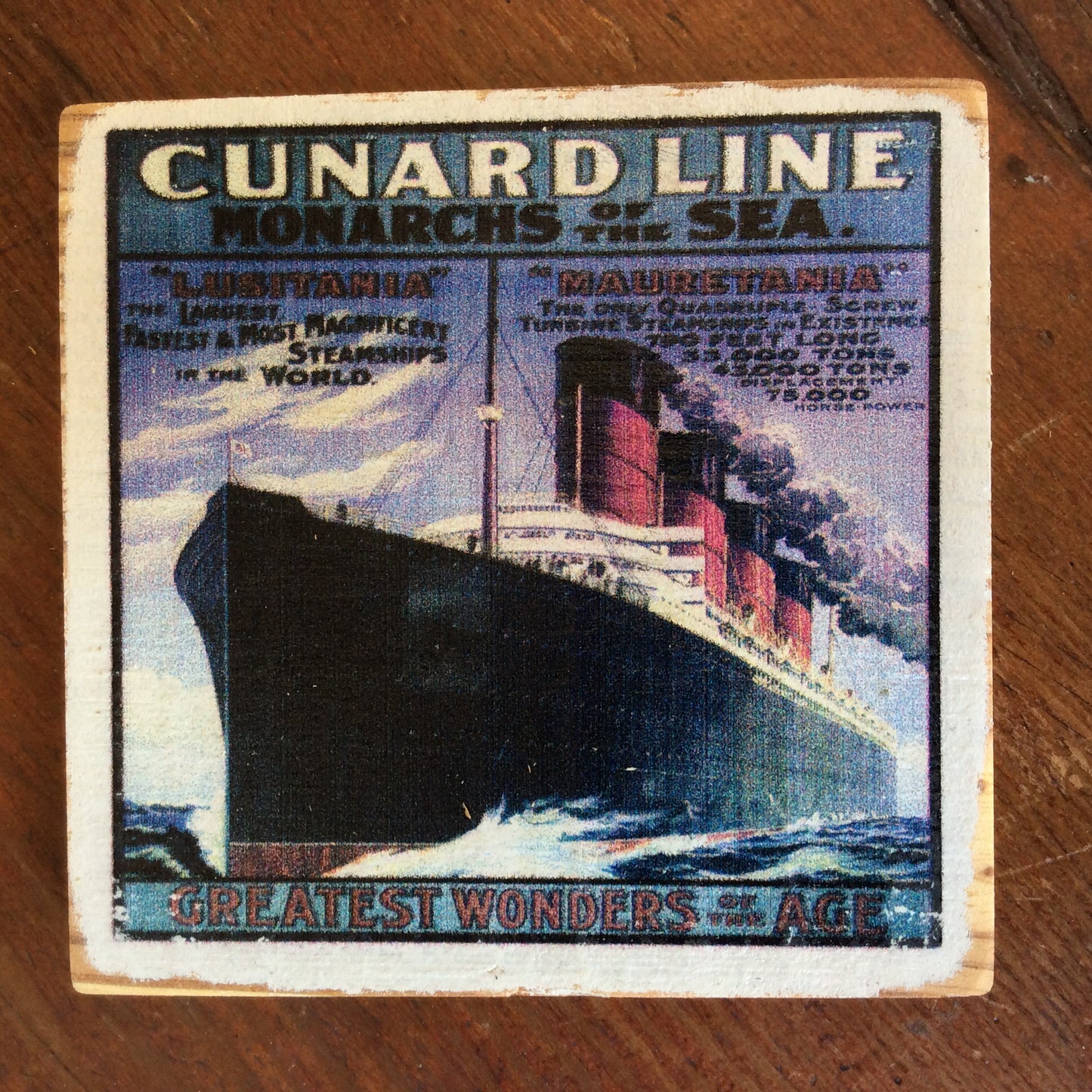 Coasters, Custom Made on the Chesapeake Bay, Cork Base - Annapolis Maritime Antiques