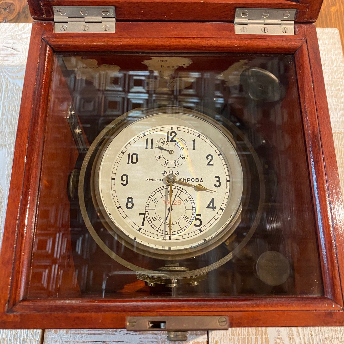 Russian Marine Chronometer - Annapolis Maritime Antiques