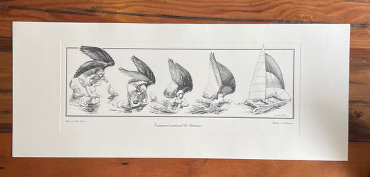 How boats are born: Catamaran - Prints by Jean Olivier Héron