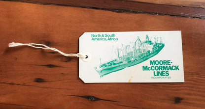 Moore McCormack Baggage Tags