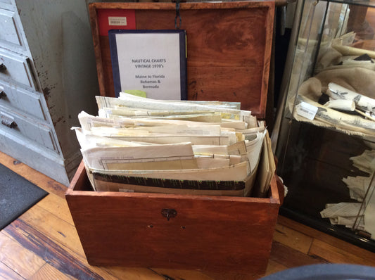 Box, Chest, Nautical, Shipping - Annapolis Maritime Antiques