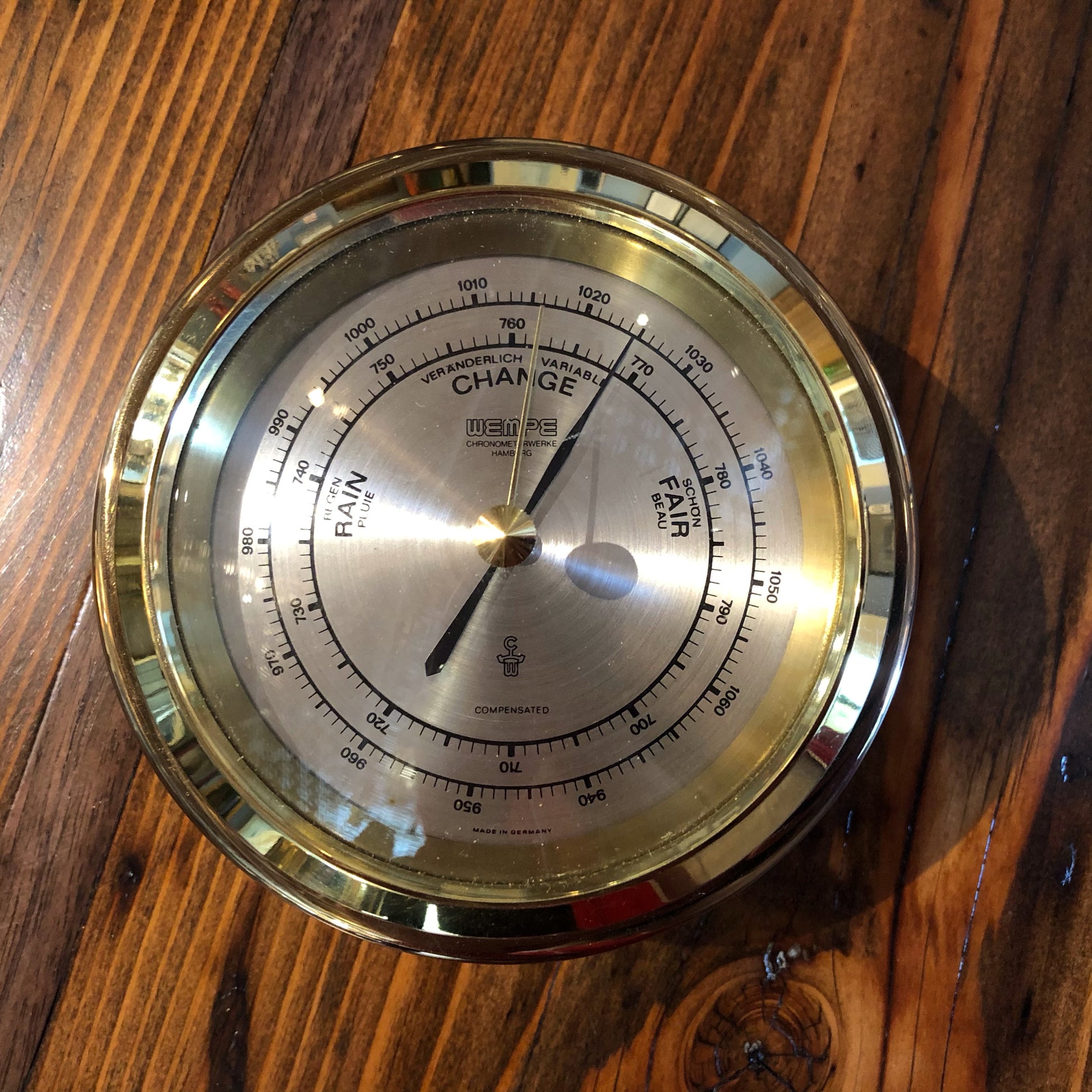 Vintage Wempe Barometer - Annapolis Maritime Antiques
