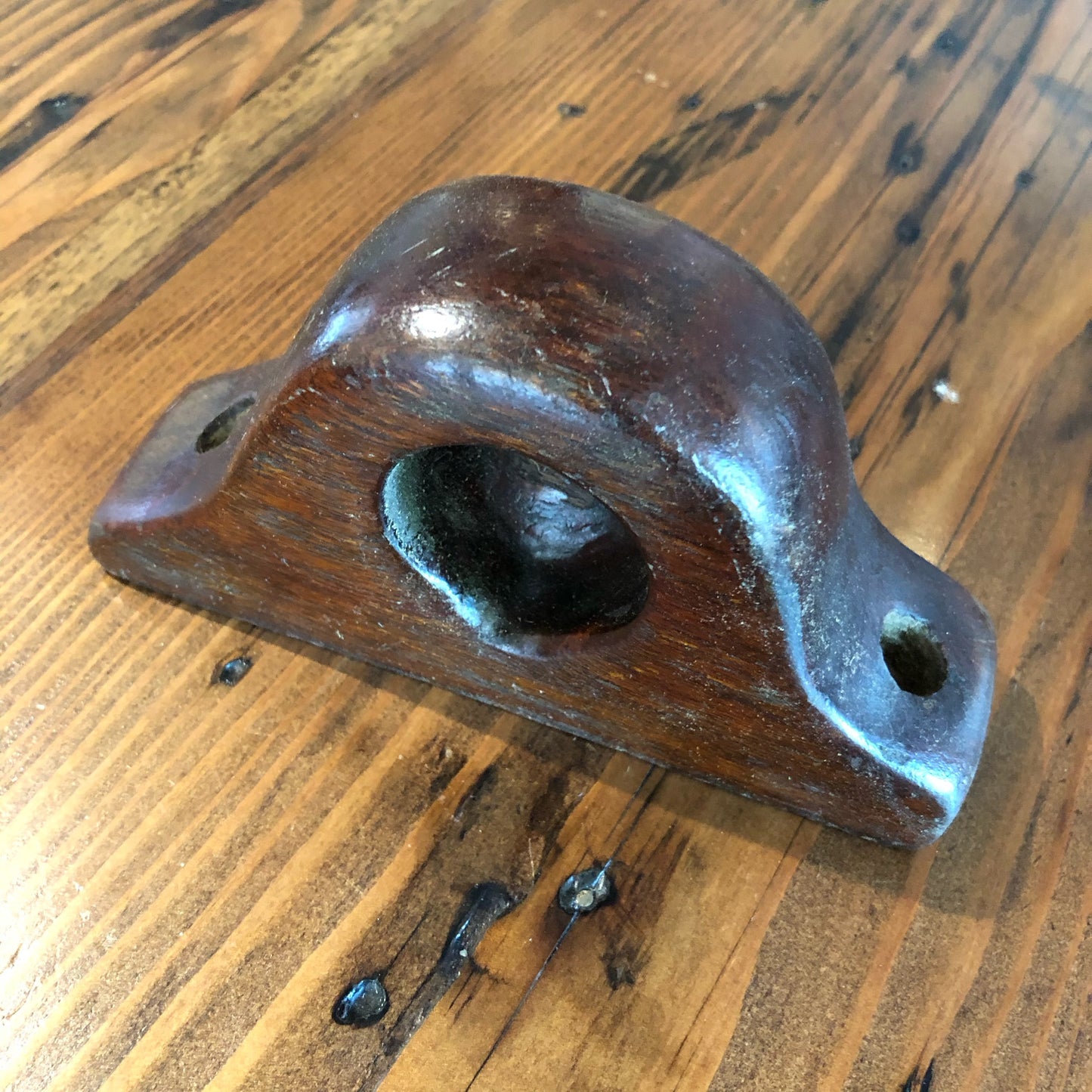 Wood piece, yacht salvage - Annapolis Maritime Antiques