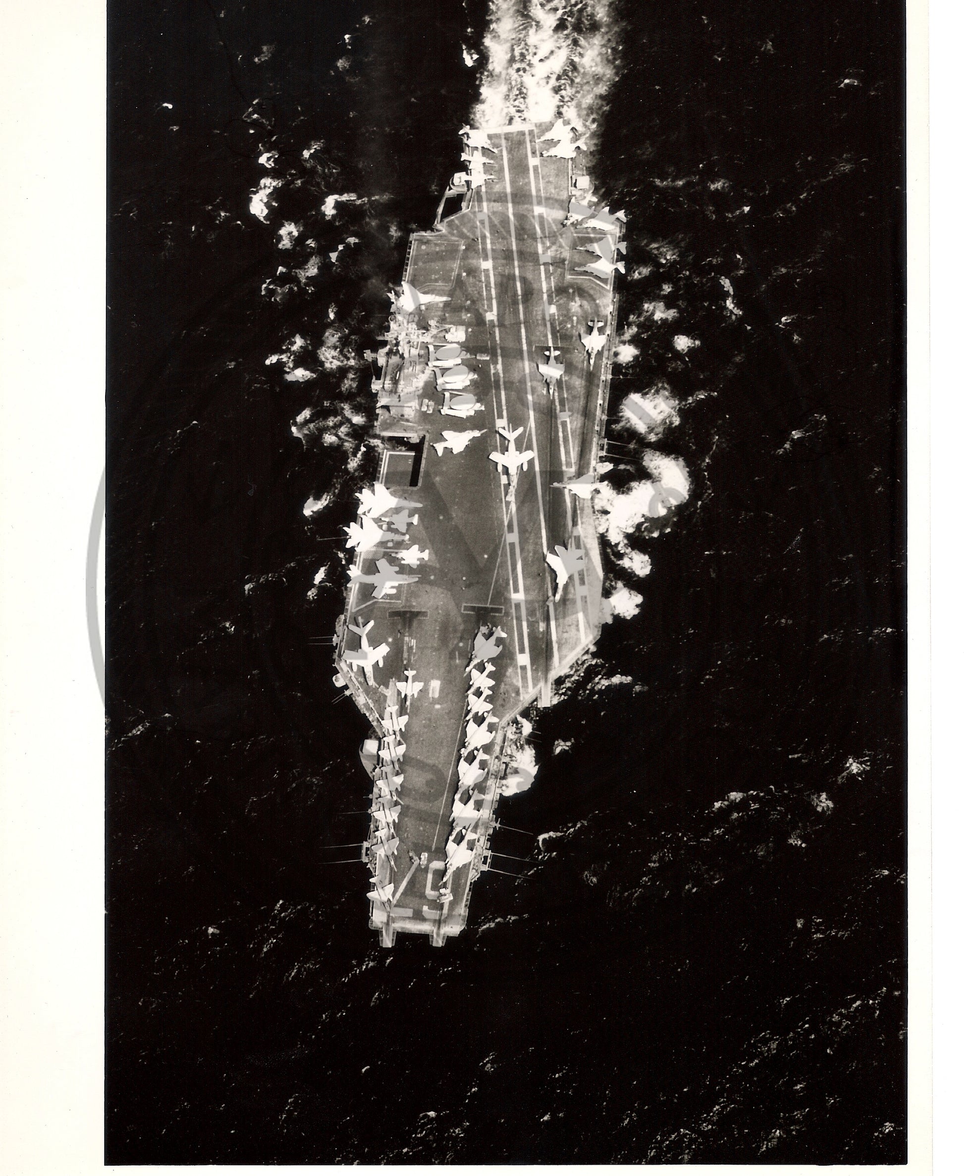 USS John F. Kennedy (CVA-67) 9 prints, identify which print you want after placing in cart. - Annapolis Maritime Antiques