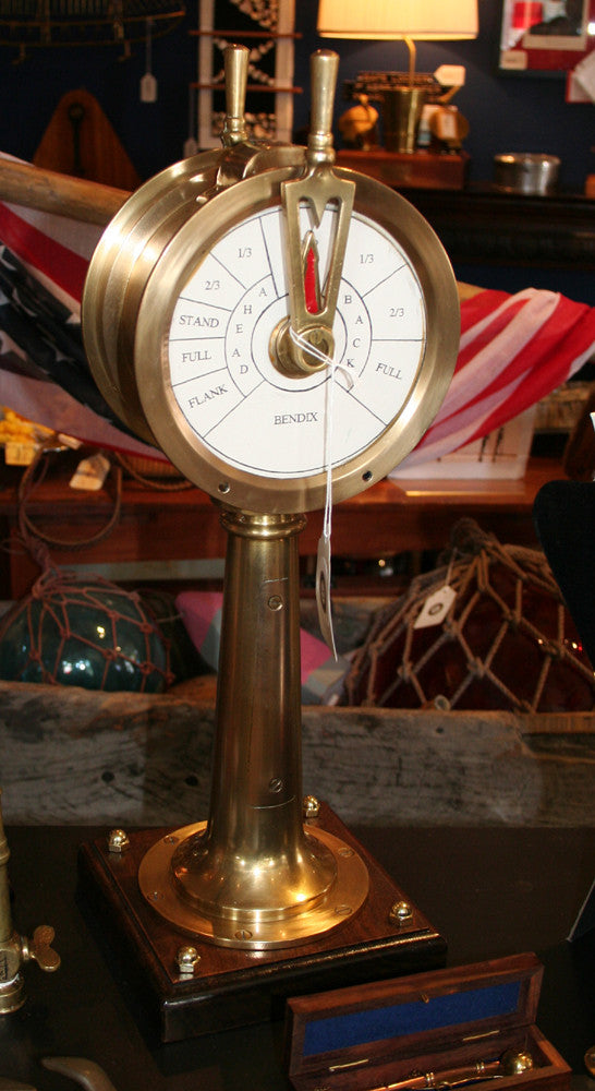 Engine Order Telegraph, Miniature, Fully Functional - Annapolis Maritime Antiques
