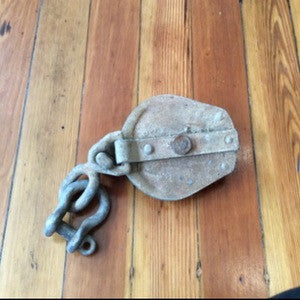 Block and Turnbuckle, Steel - Annapolis Maritime Antiques