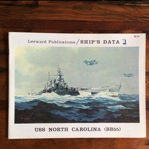 Booklet USS North Carolina, Ship's Data Publication, Copyright 1973 (Book) - Annapolis Maritime Antiques