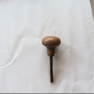 Doorknob, brass, round - Annapolis Maritime Antiques
