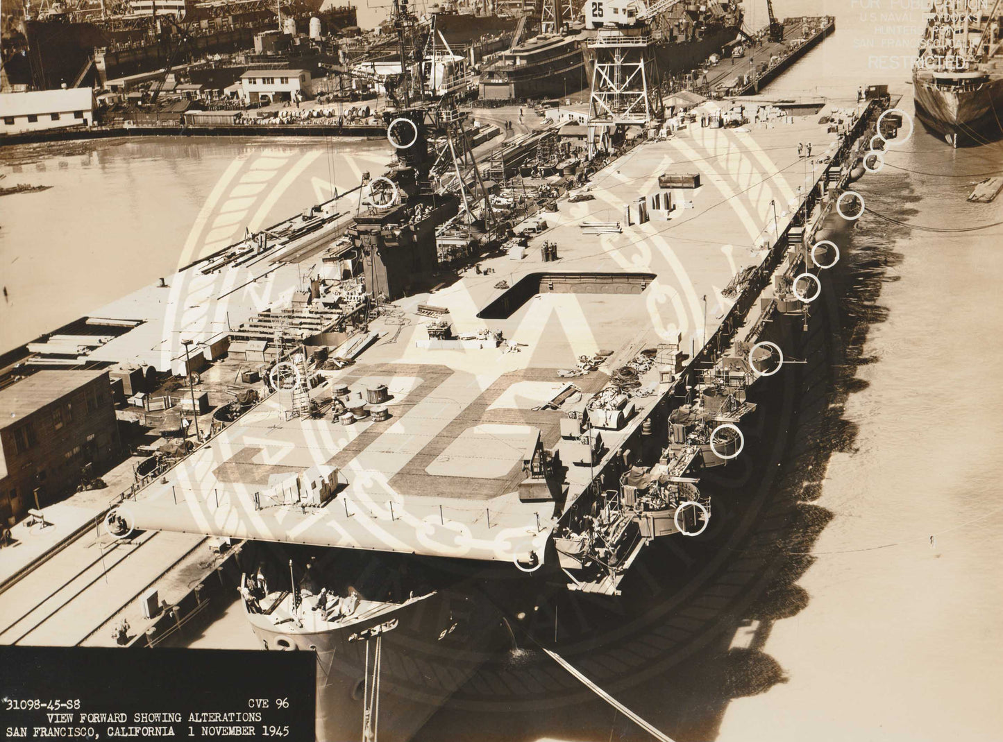 USS Salamaua Bay CV-96 Aircraft Carrier