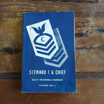 Book, "Steward 1 & Chief - Navy Training Courses"