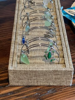 Sea Glass Bracelet - Charm
