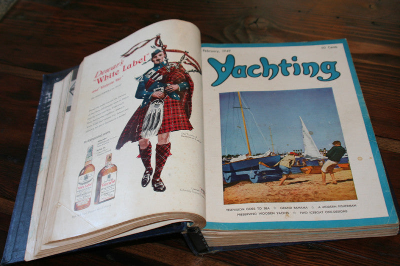 Yachting Magazines, Bound, 1949 - Annapolis Maritime Antiques